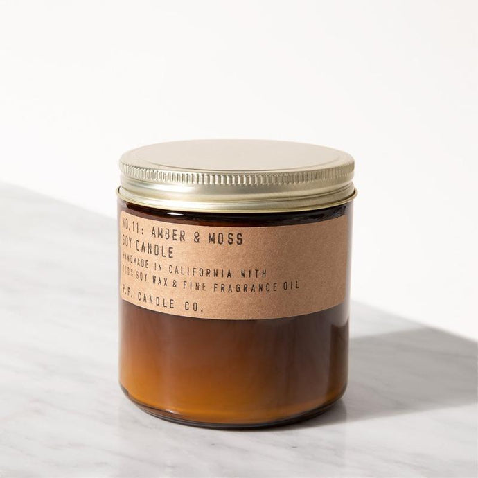 Standard Amber & Moss (7.2 oz) | P.F. Candle